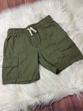 Old Navy Olive Green Pull-On Cargo Shorts -  Boys Size M (8)